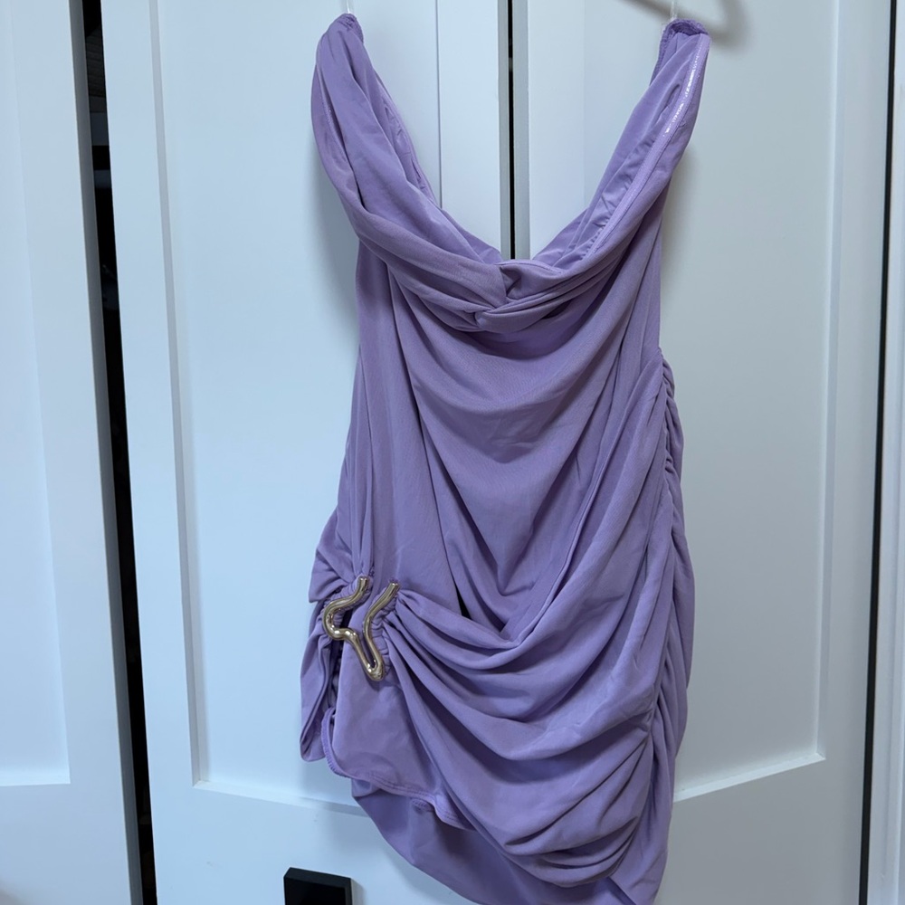 Purple party dress